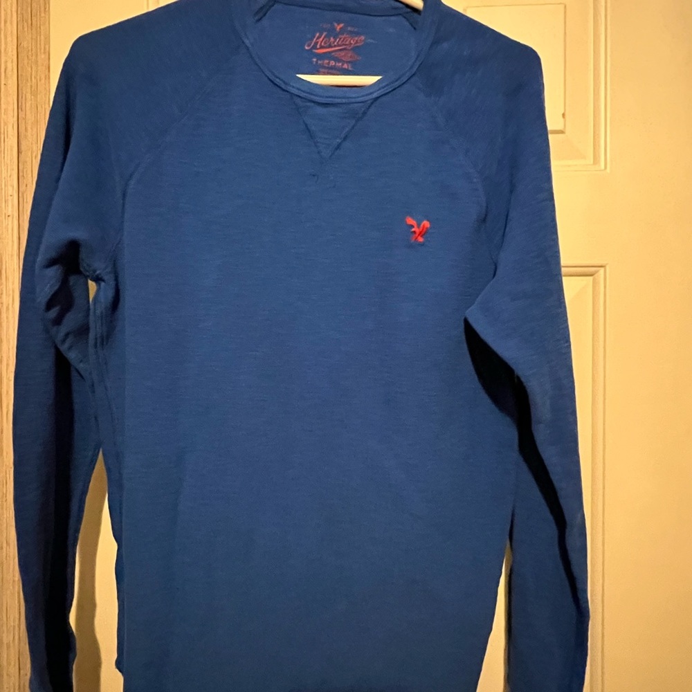 American eagle waffle knit thermal M